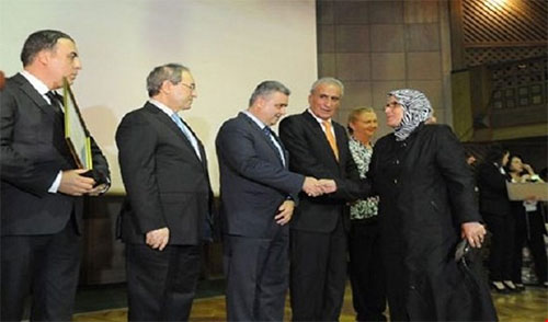 Siria rinde homenaje a los mártires de los medios de comunicación